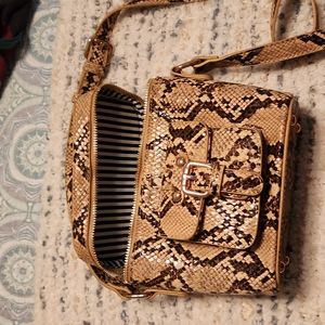 snakeskin purse